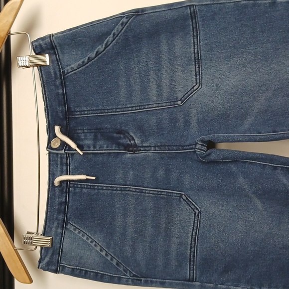 Forever 21 Girls Blue Dark Denim joggers NWT - Picture 3 of 6